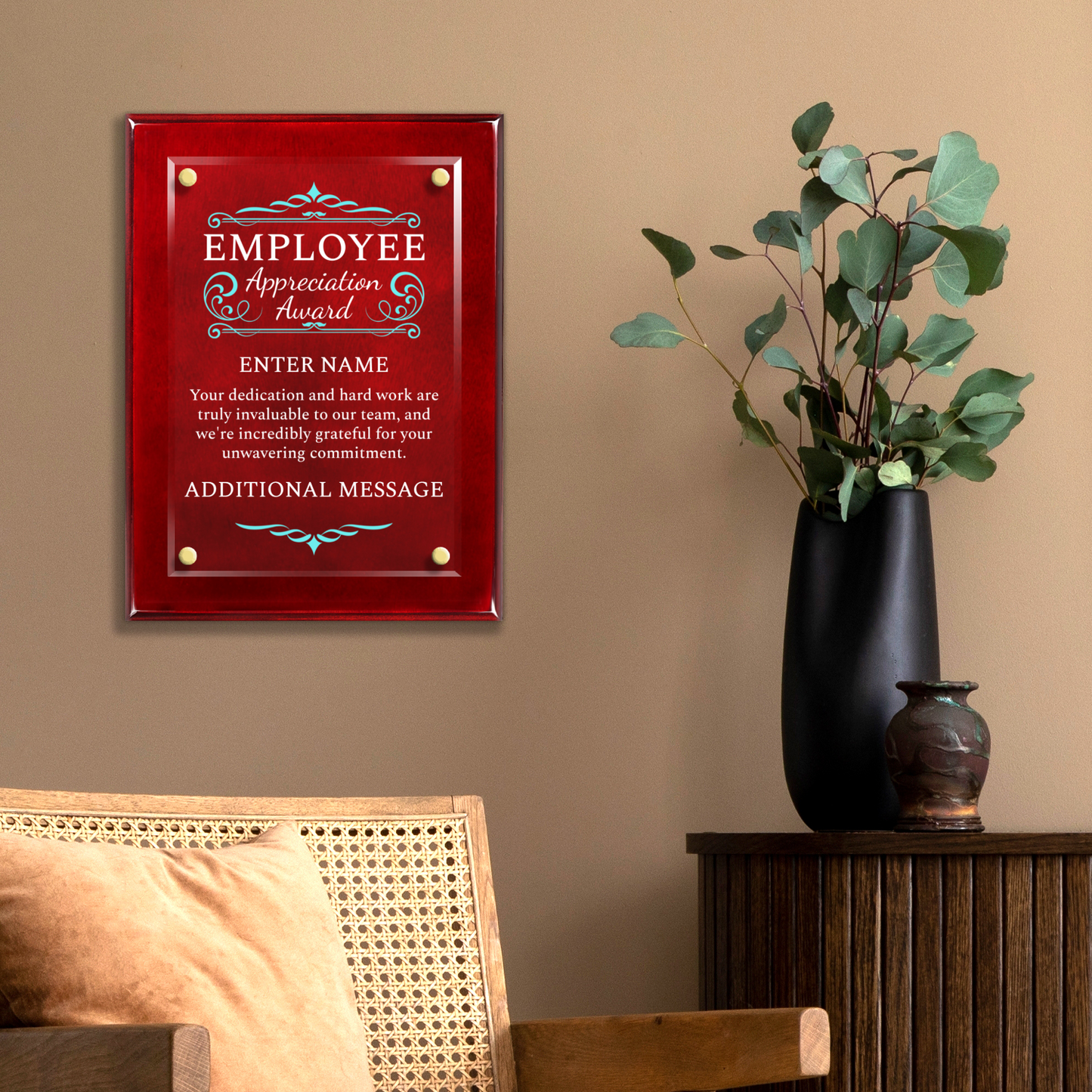 9" x 12" Employee Appreciation Award