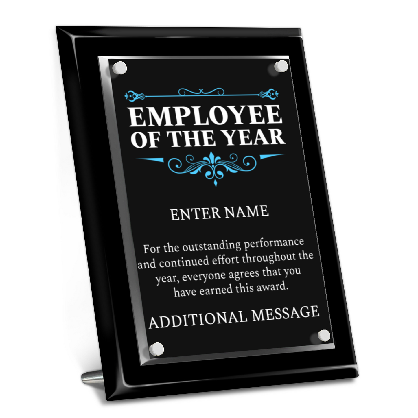 9" x 12" Employee Of The Year Award