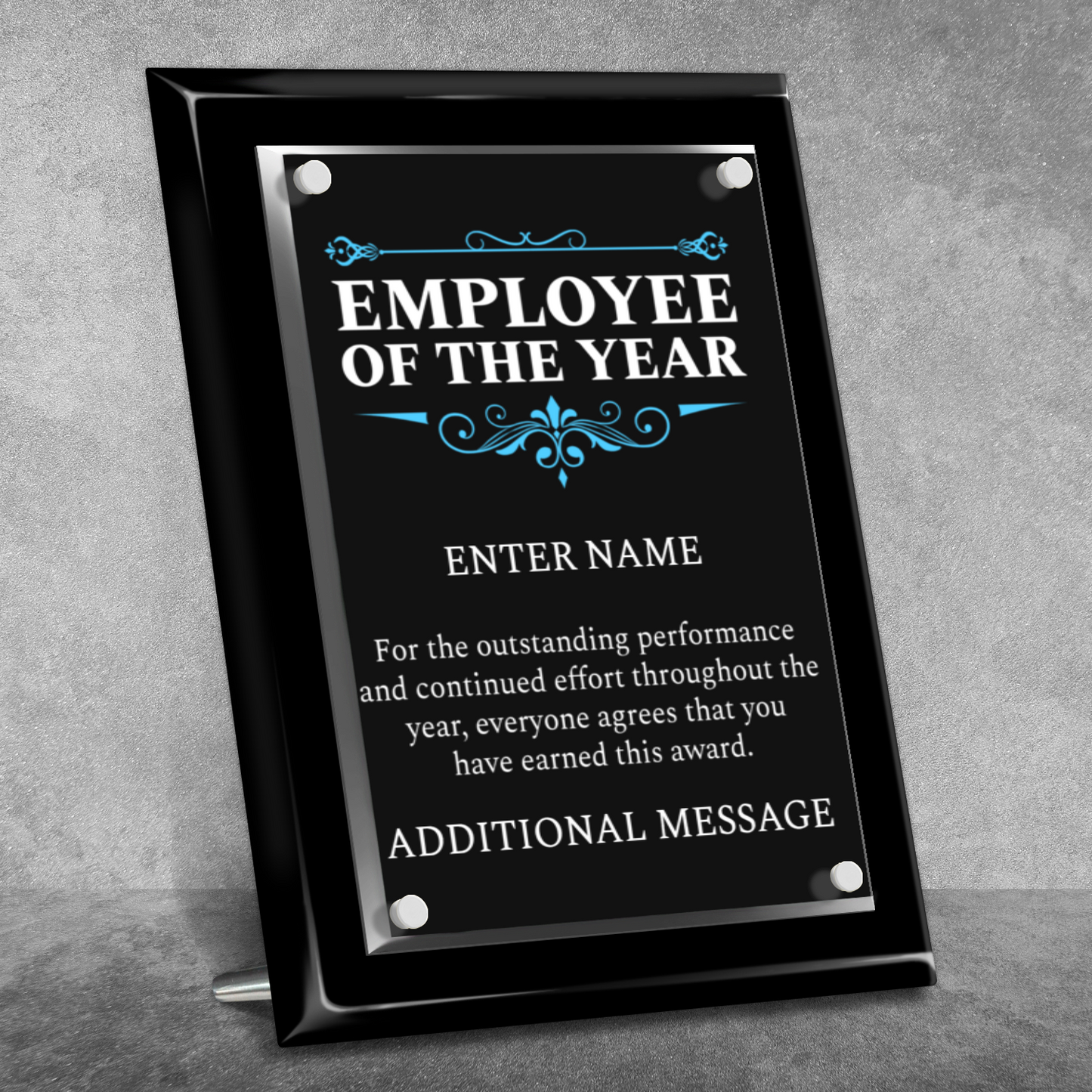 9" x 12" Employee Of The Year Award