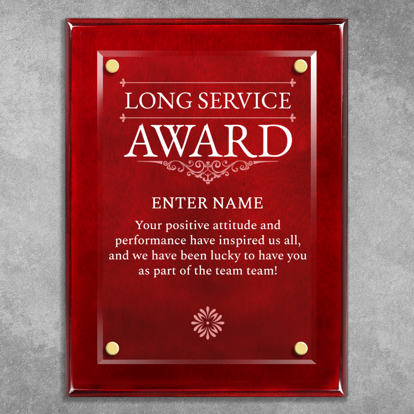 9" x 12" Employee Long Service Award