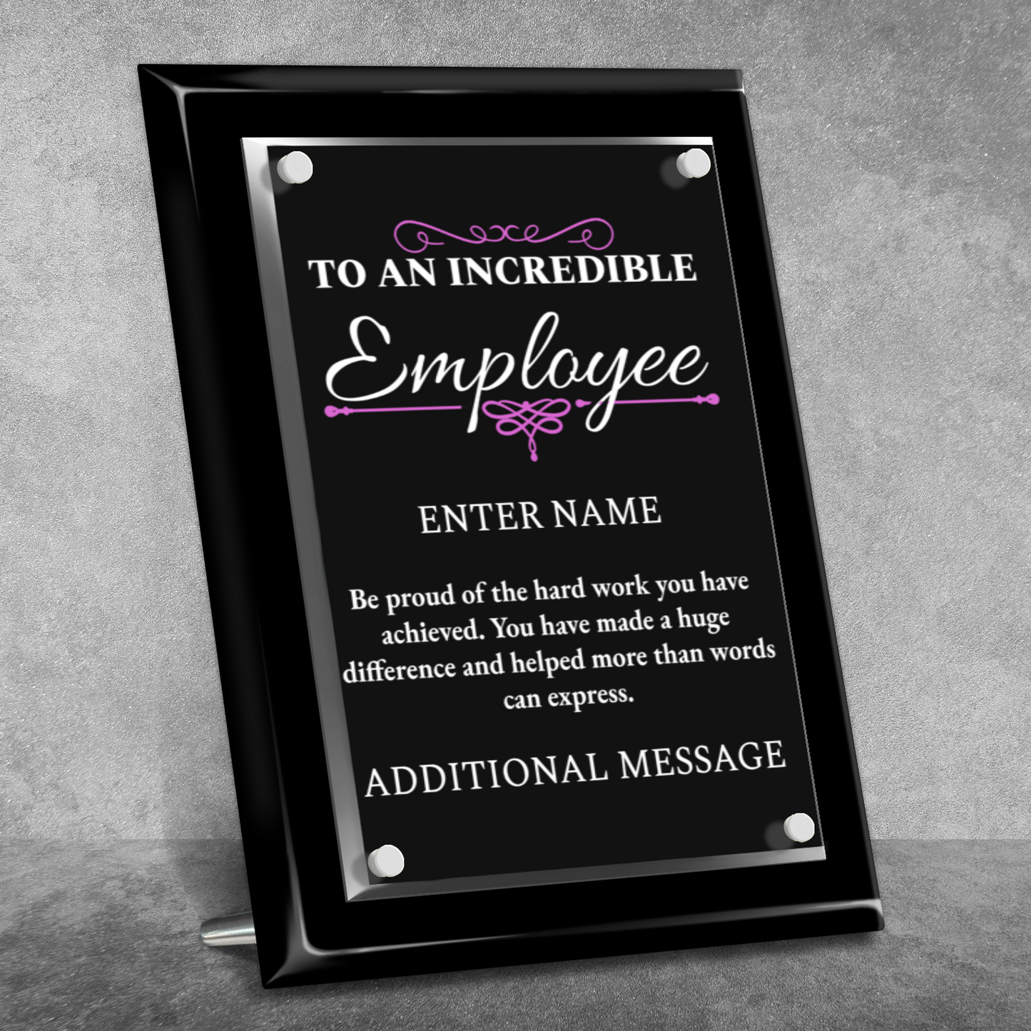 9" x 12" Incredible Employee Award