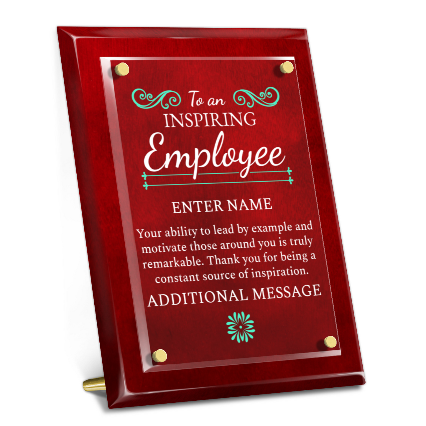 9" x 12" Inspiring Employee Award