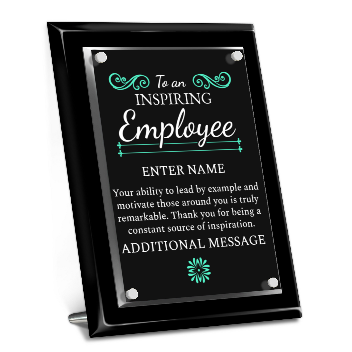 9" x 12" Inspiring Employee Award