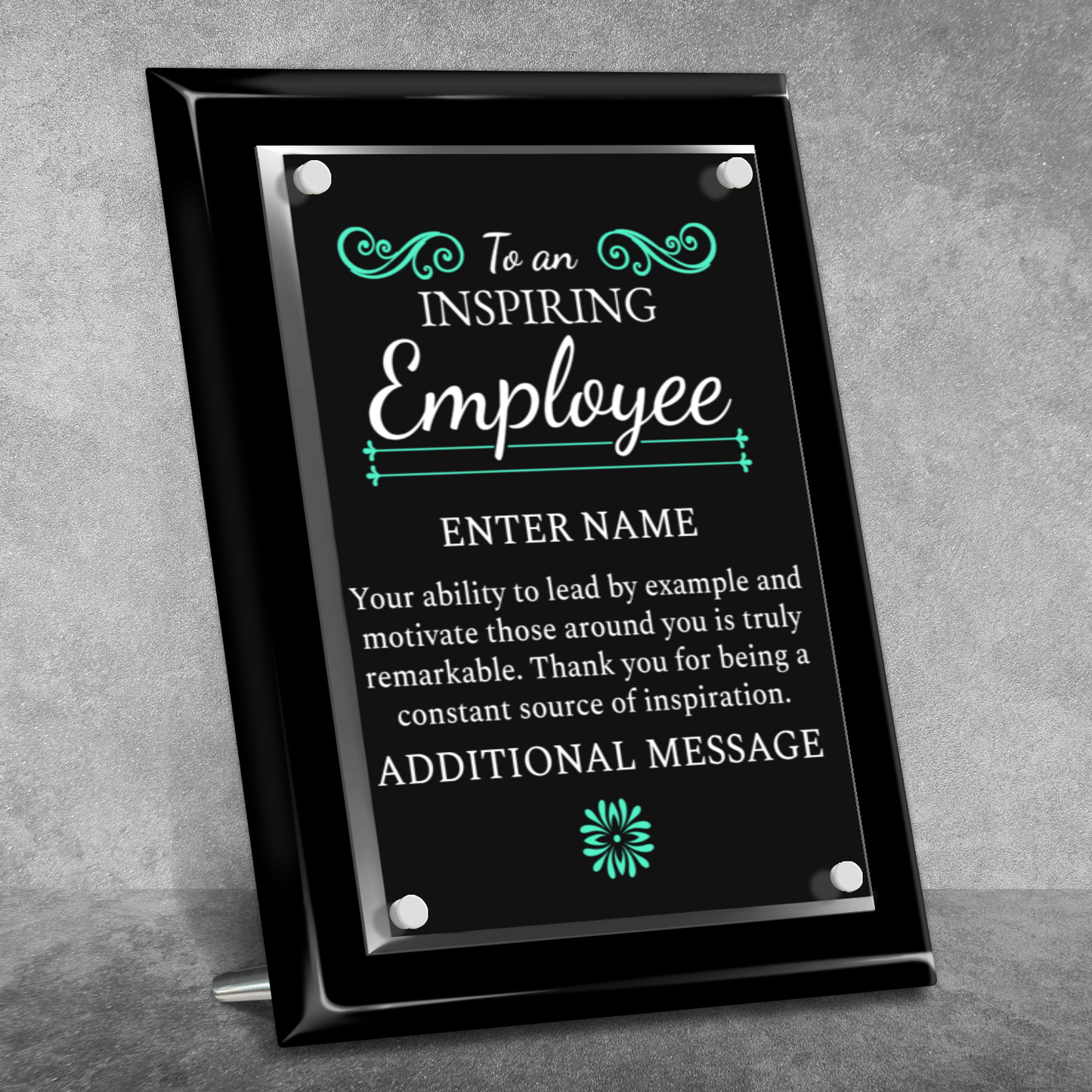 9" x 12" Inspiring Employee Award
