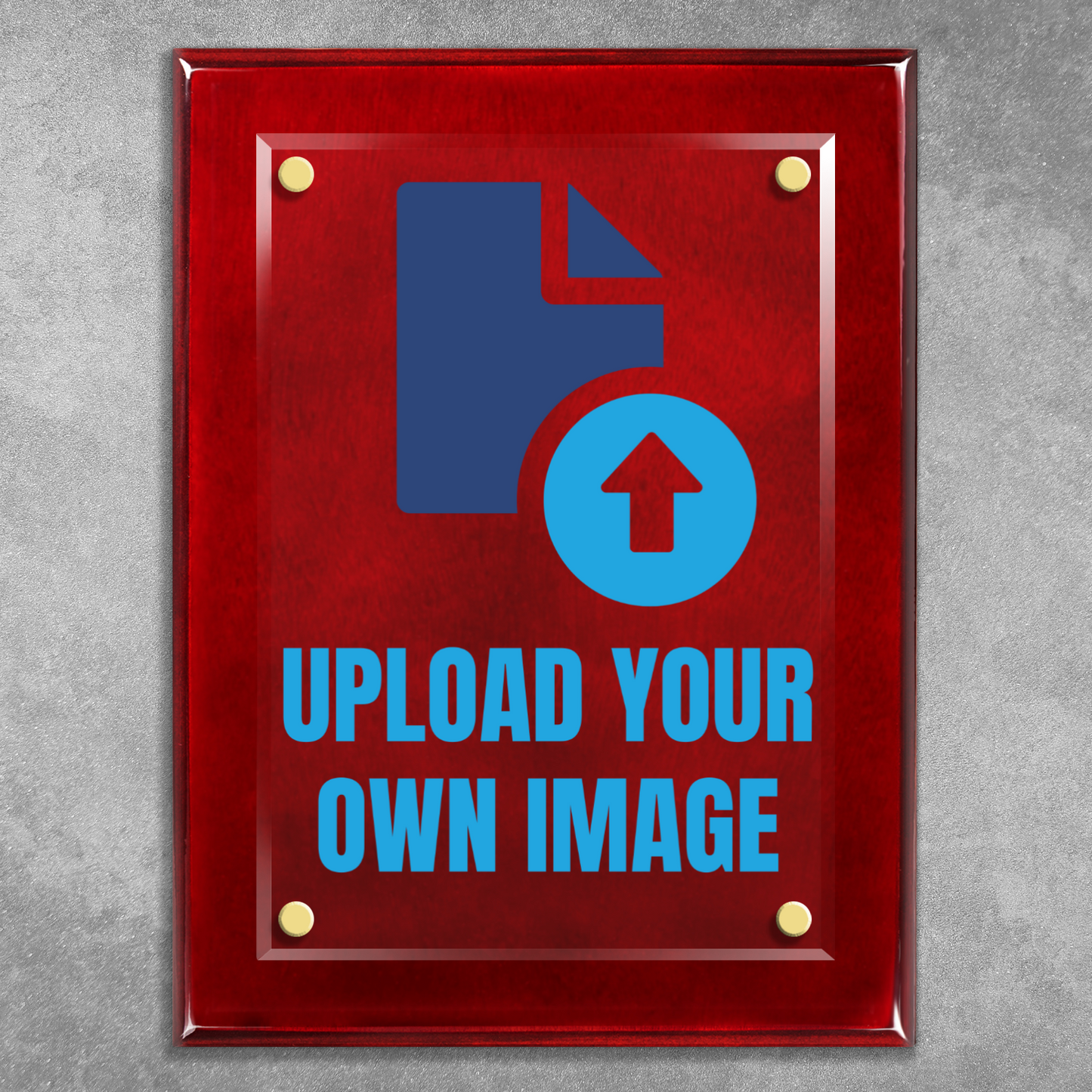 9" x 12" Personalized Upload Your Own Image Photo Plaque