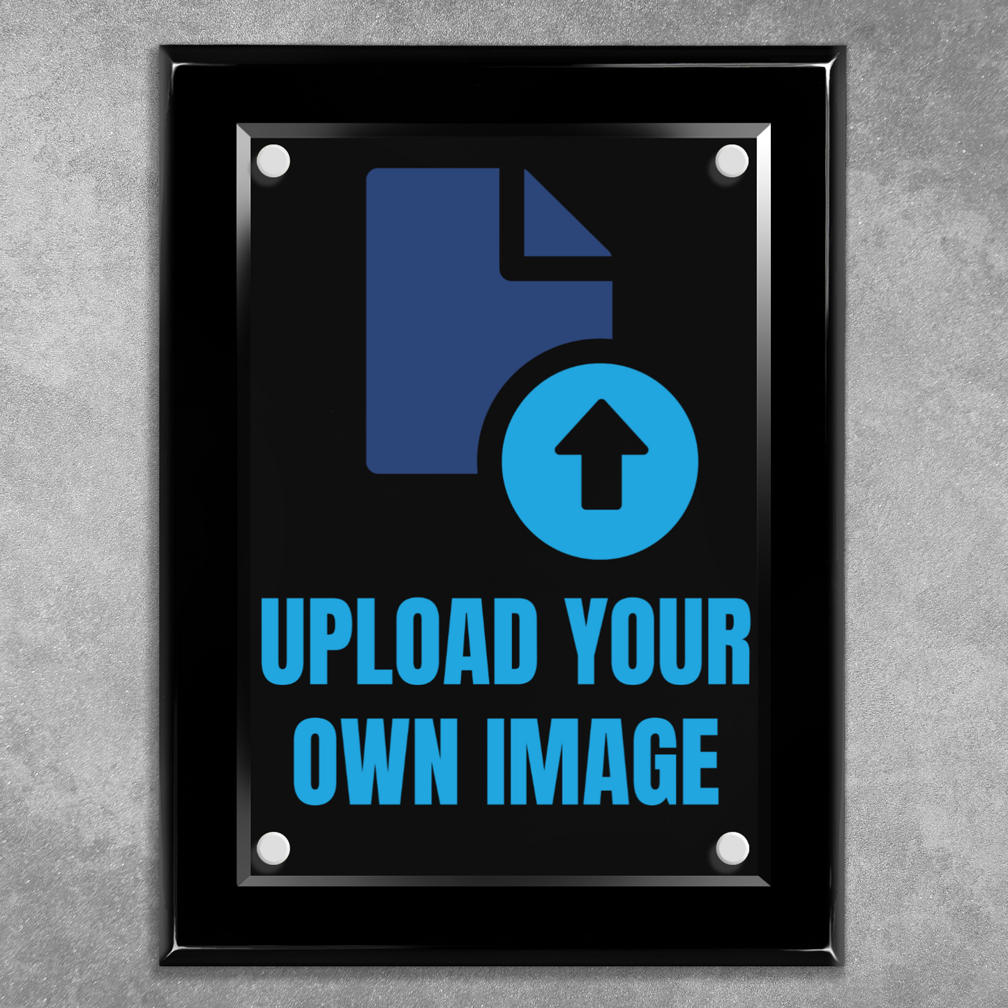 9" x 12" Personalized Upload Your Own Image Photo Plaque