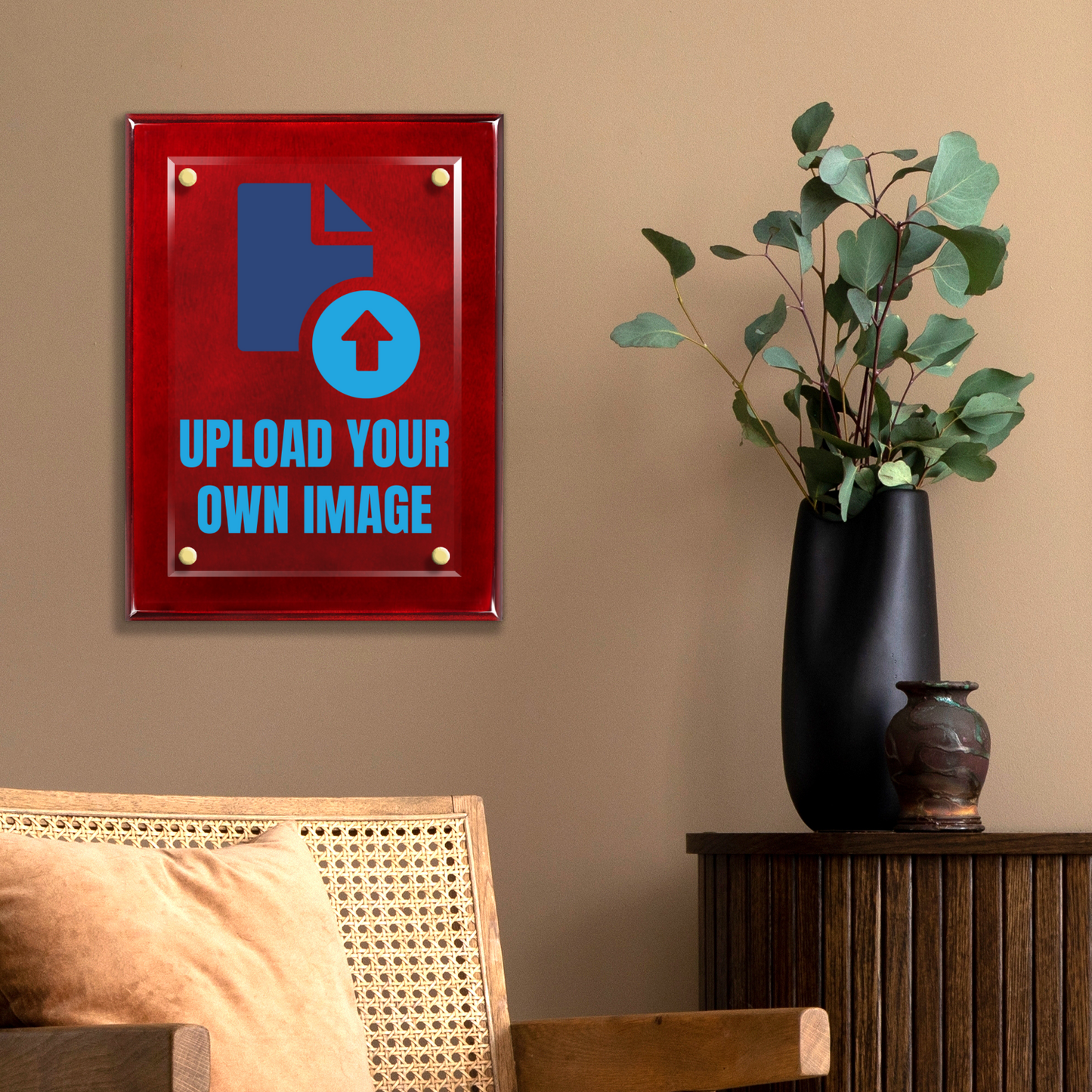 9" x 12" Personalized Upload Your Own Image Photo Plaque