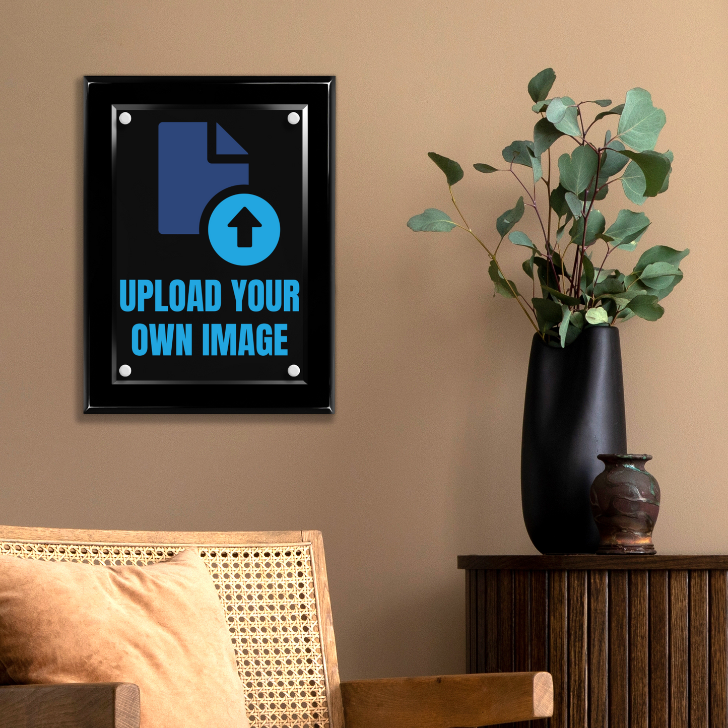 9" x 12" Personalized Upload Your Own Image Photo Plaque