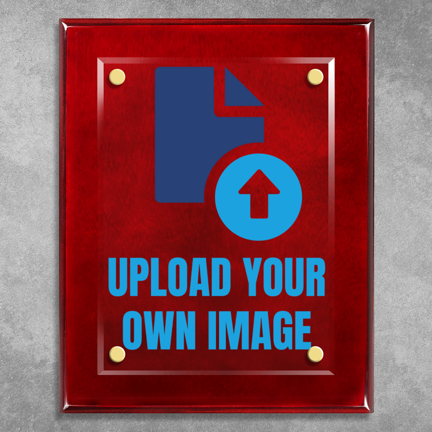 8" x 10" Personalized Upload Your Own Image Photo Plaque