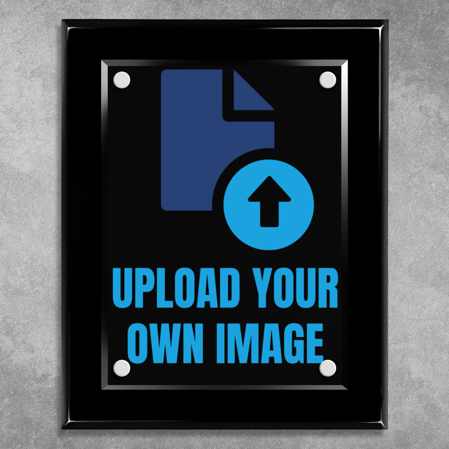 8" x 10" Personalized Upload Your Own Image Photo Plaque