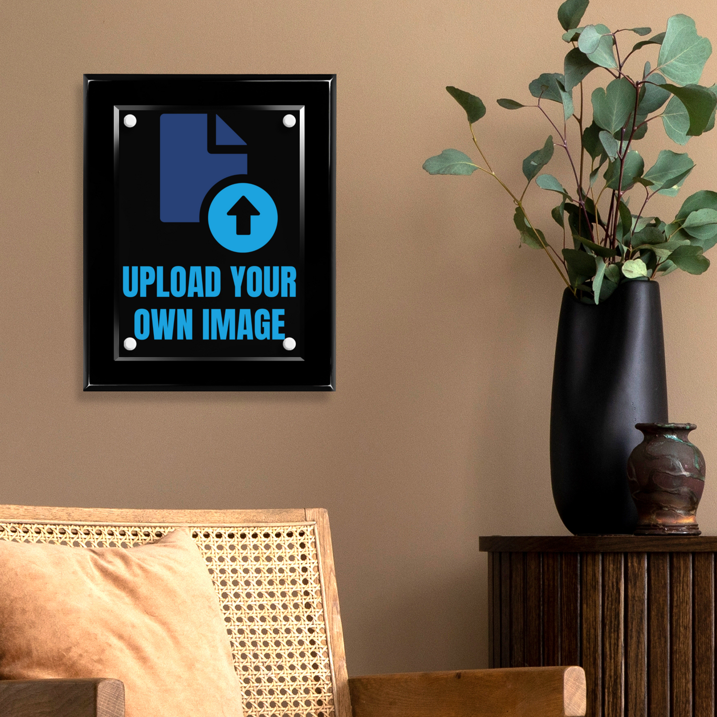 8" x 10" Personalized Upload Your Own Image Photo Plaque