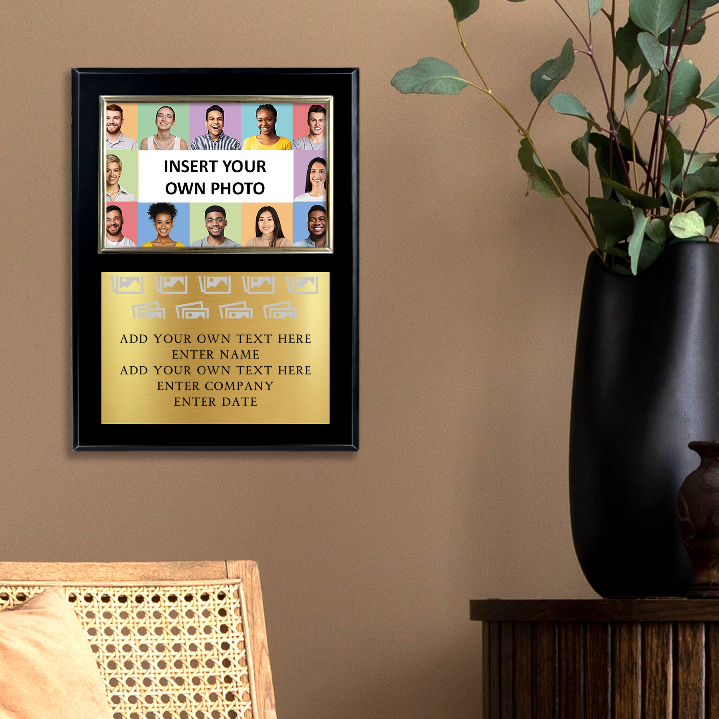 9" x 12" Photo Insert Plaque