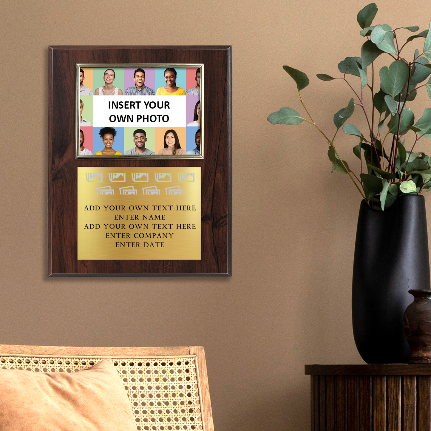 12" x 15" Photo Insert Plaque