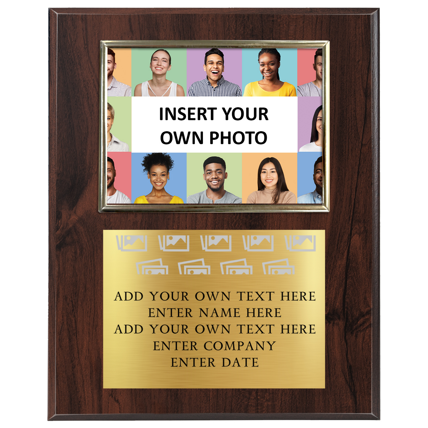 10.5" x 13" Photo Insert Plaque