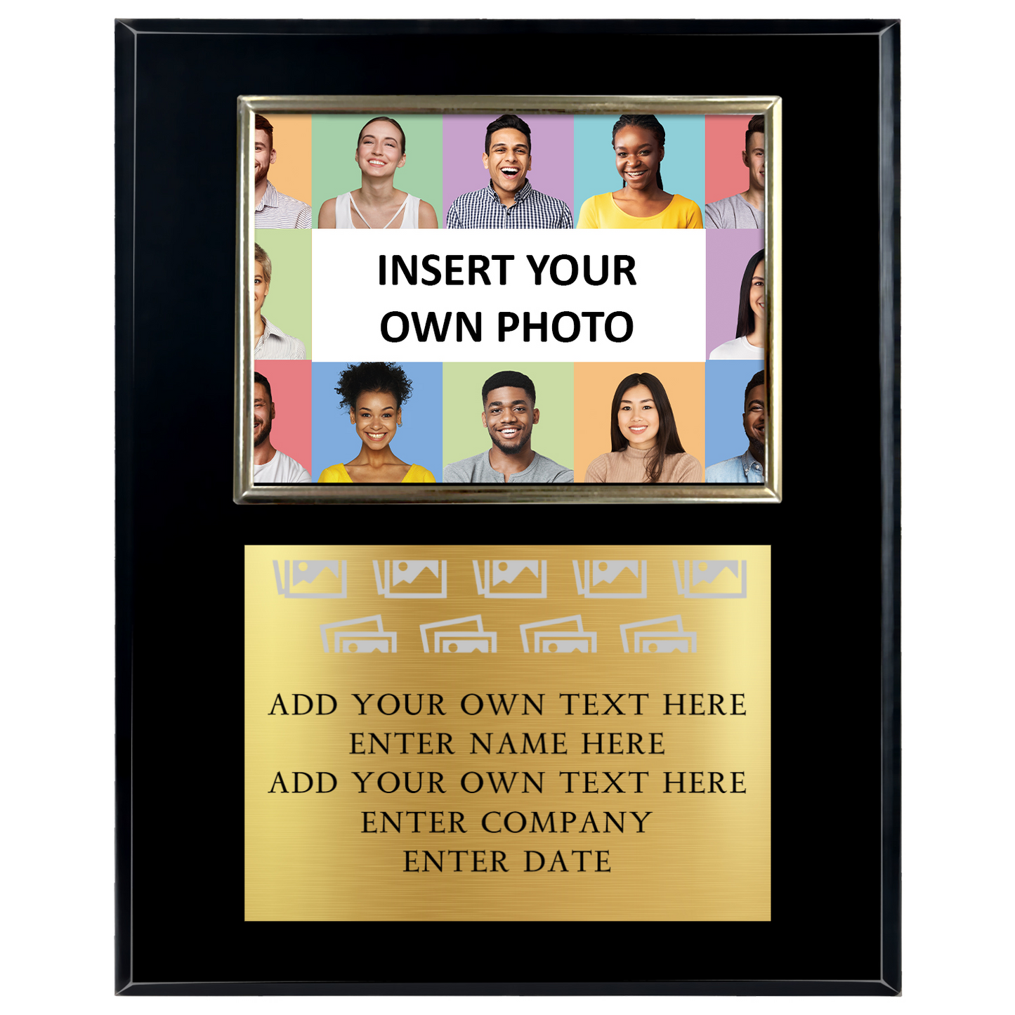 10.5" x 13" Photo Insert Plaque