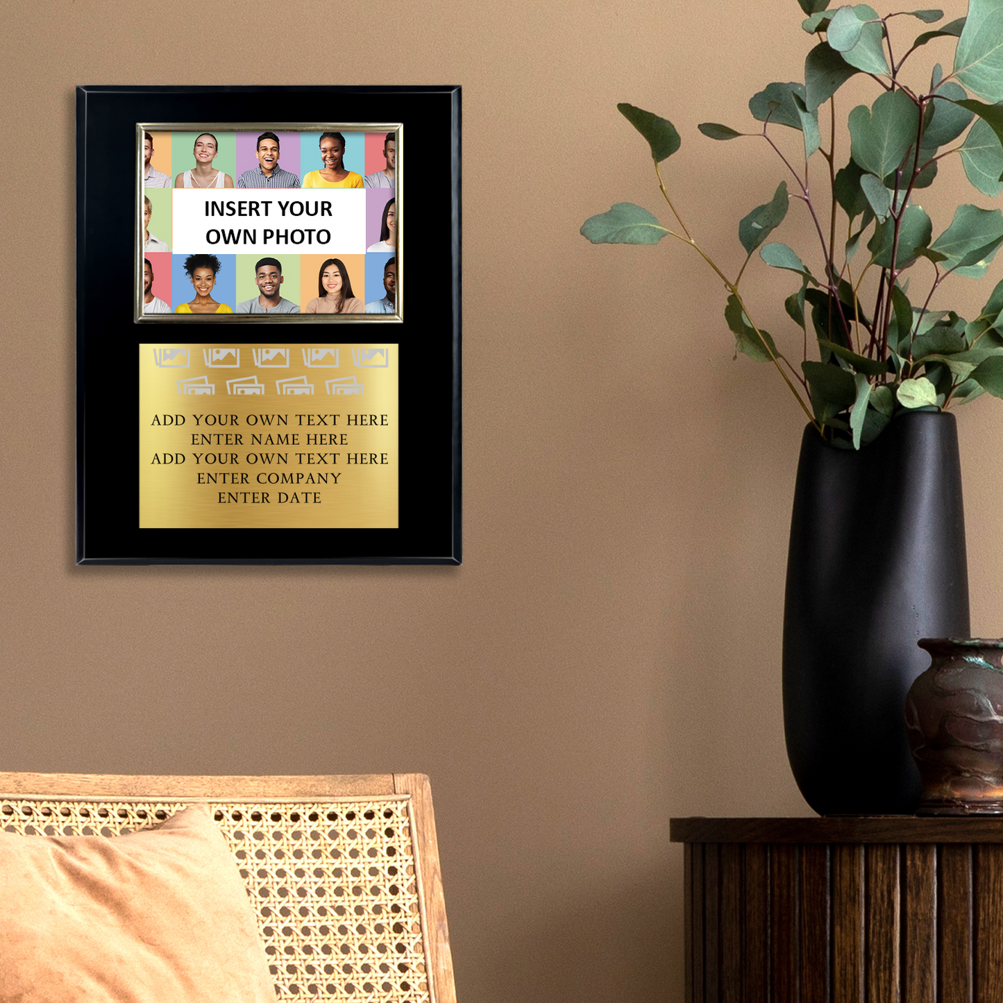 10.5" x 13" Photo Insert Plaque