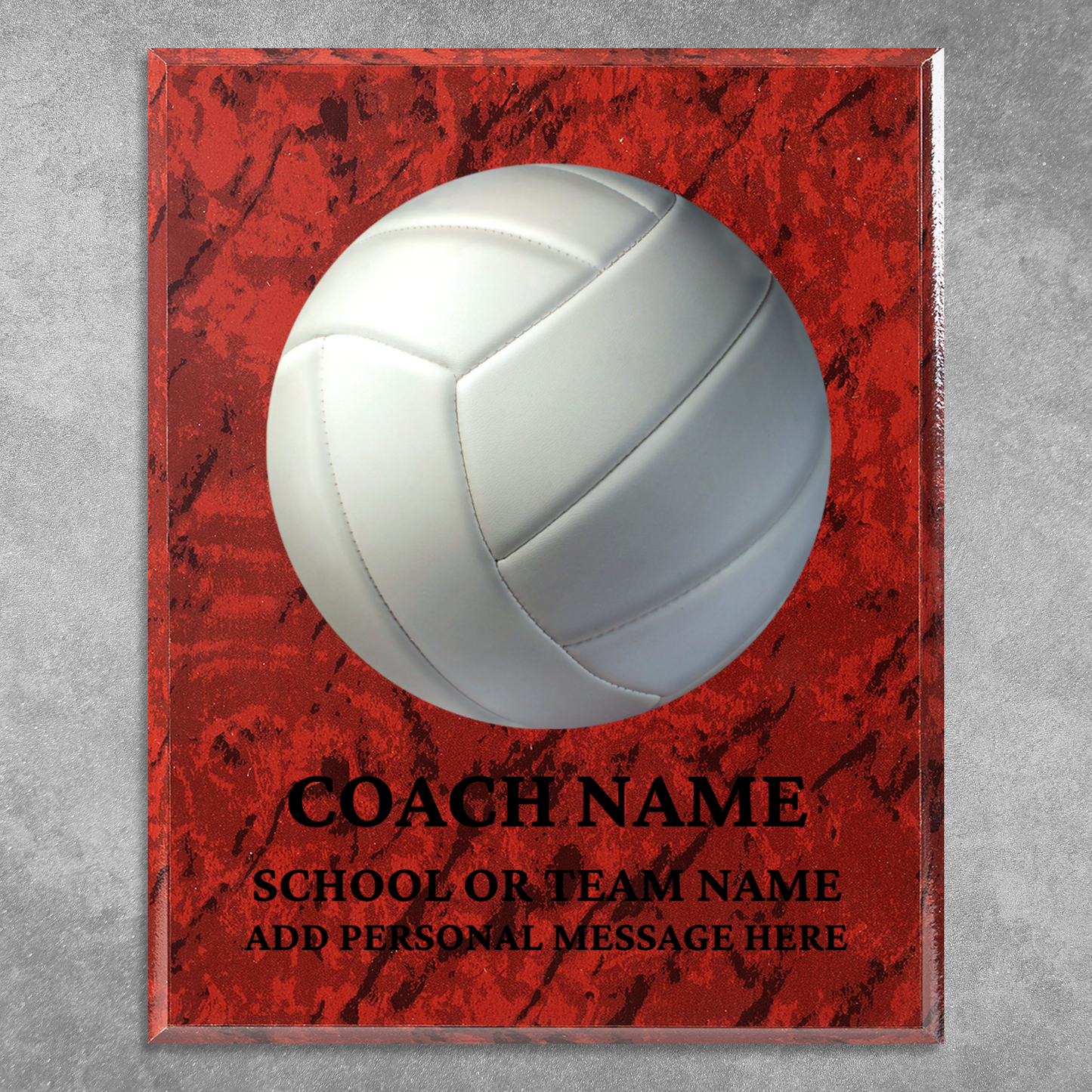 Personalized UV Printed Luxury Award Soccer 2 10.5" x 13"