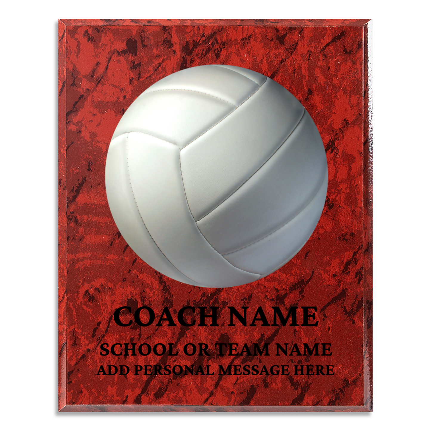 Personalized UV Printed Luxury Award Soccer 2 10.5" x 13"