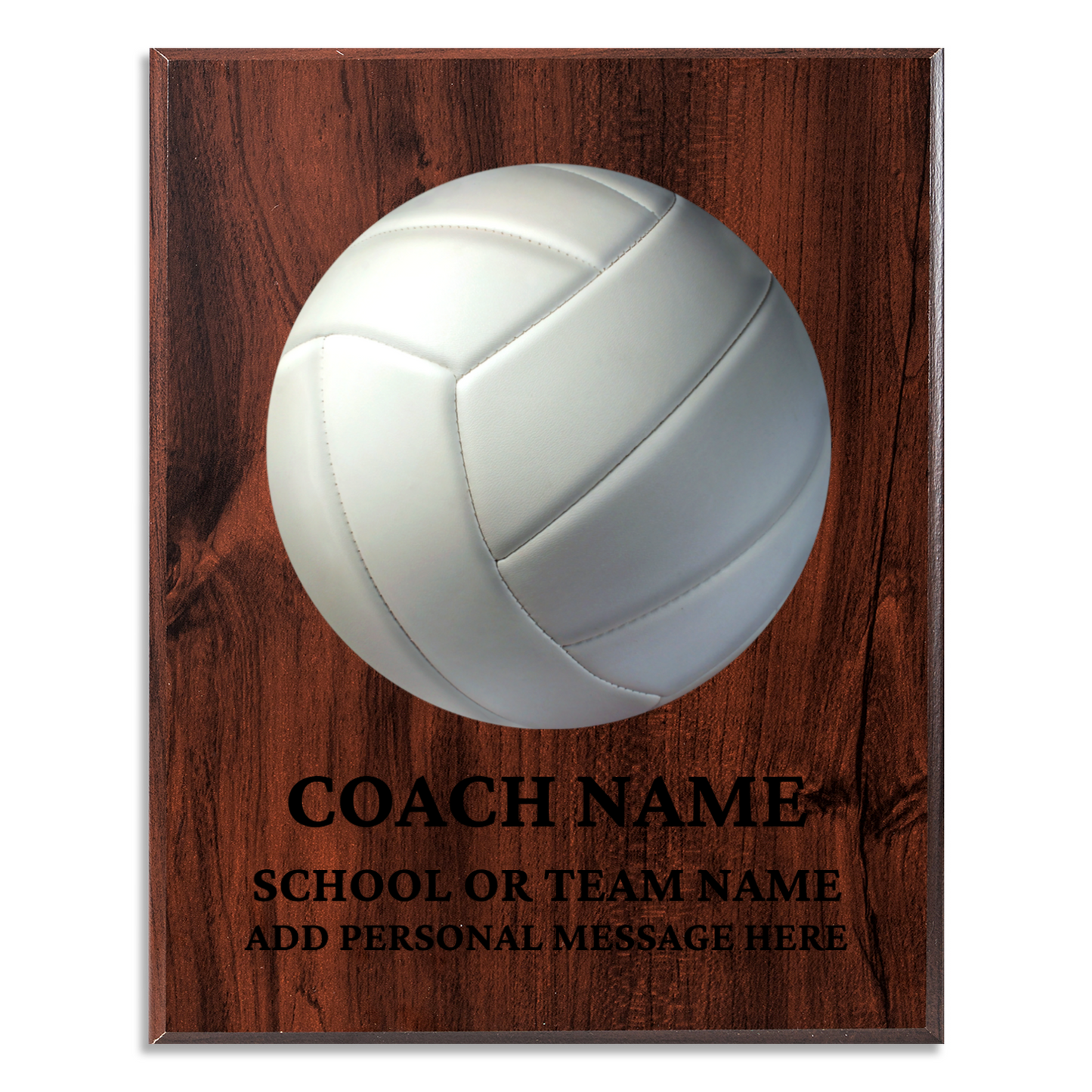 Personalized UV Printed Luxury Award Soccer 2 10.5" x 13"