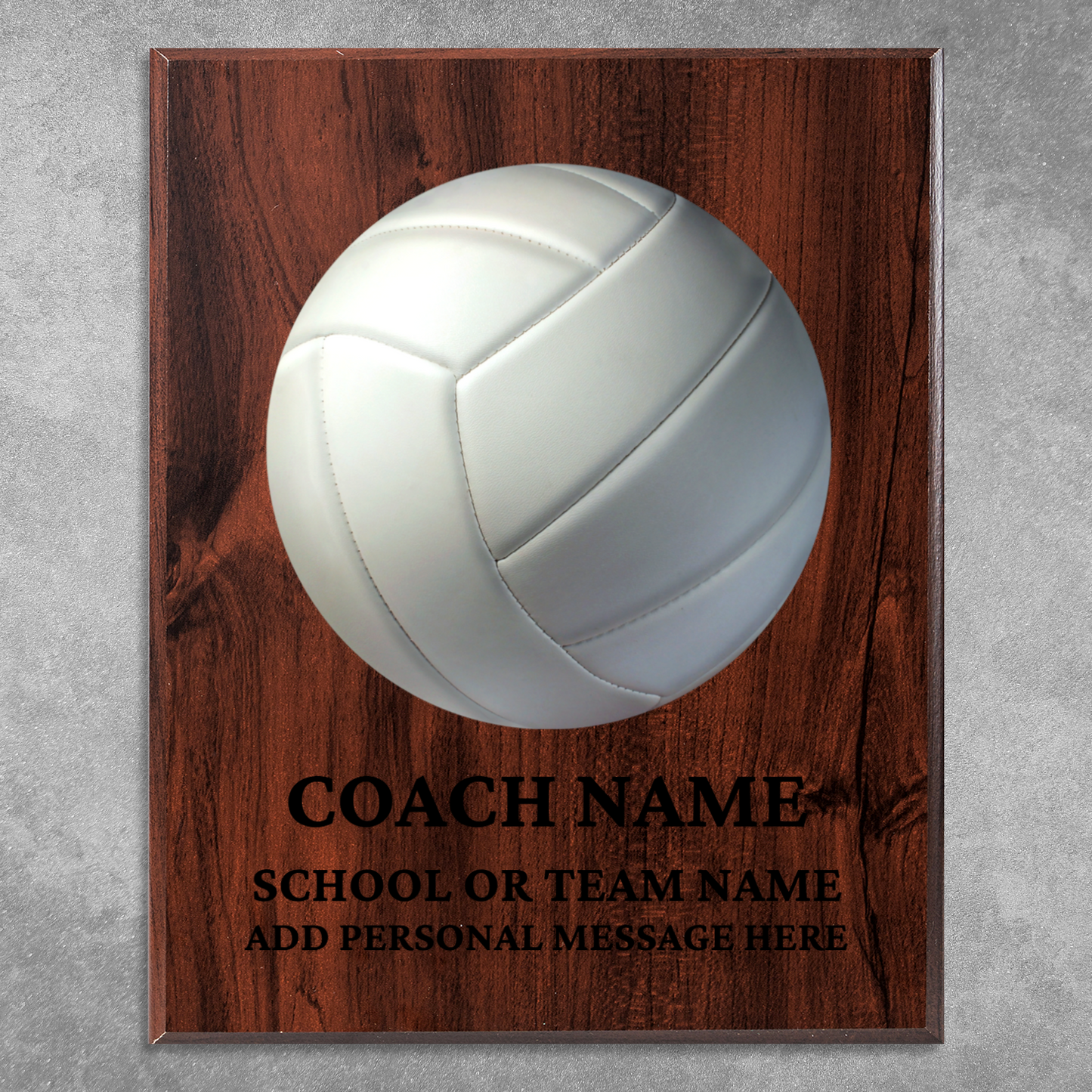 Personalized UV Printed Luxury Award Soccer 2 10.5" x 13"