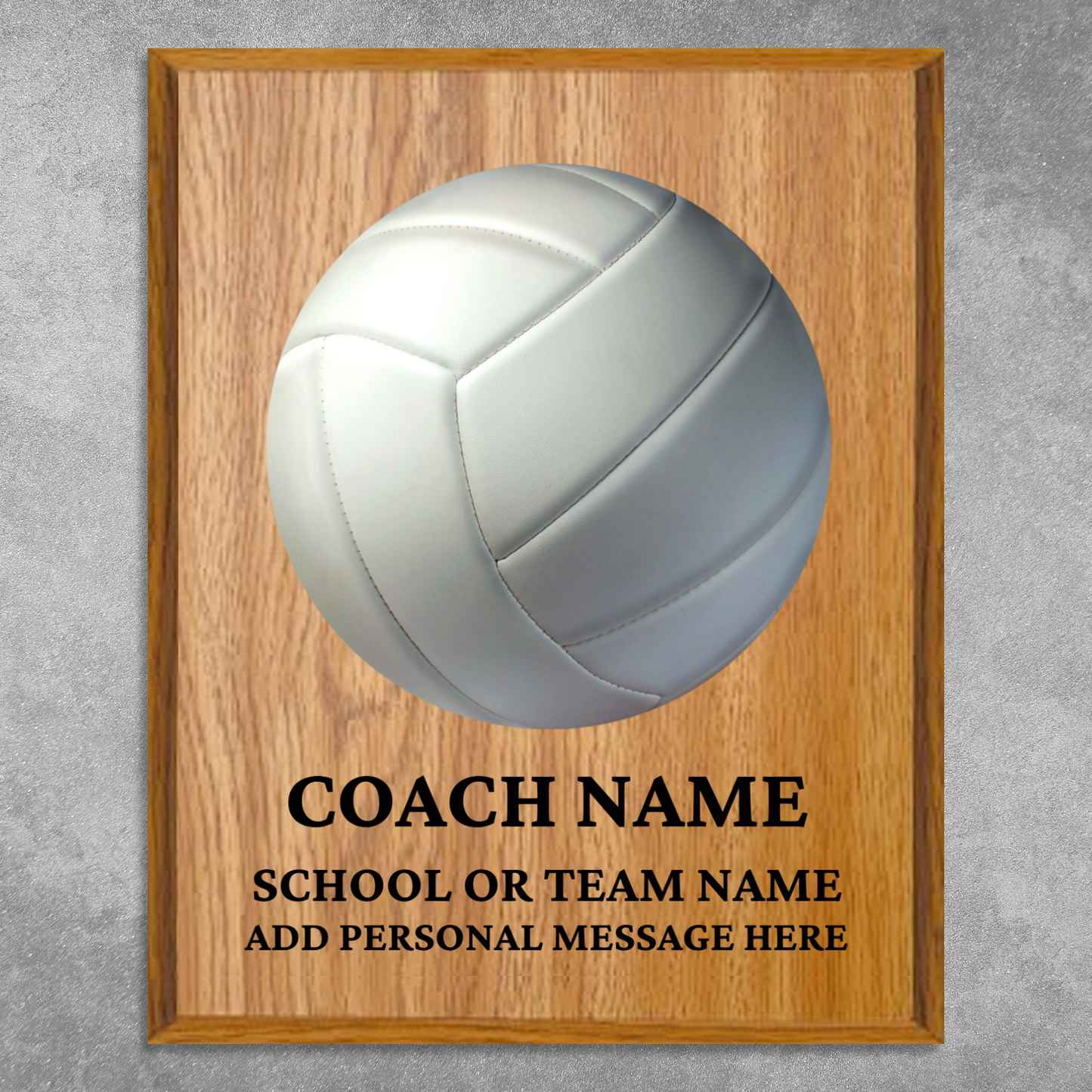 Personalized UV Printed Luxury Award Soccer 2 10.5" x 13"