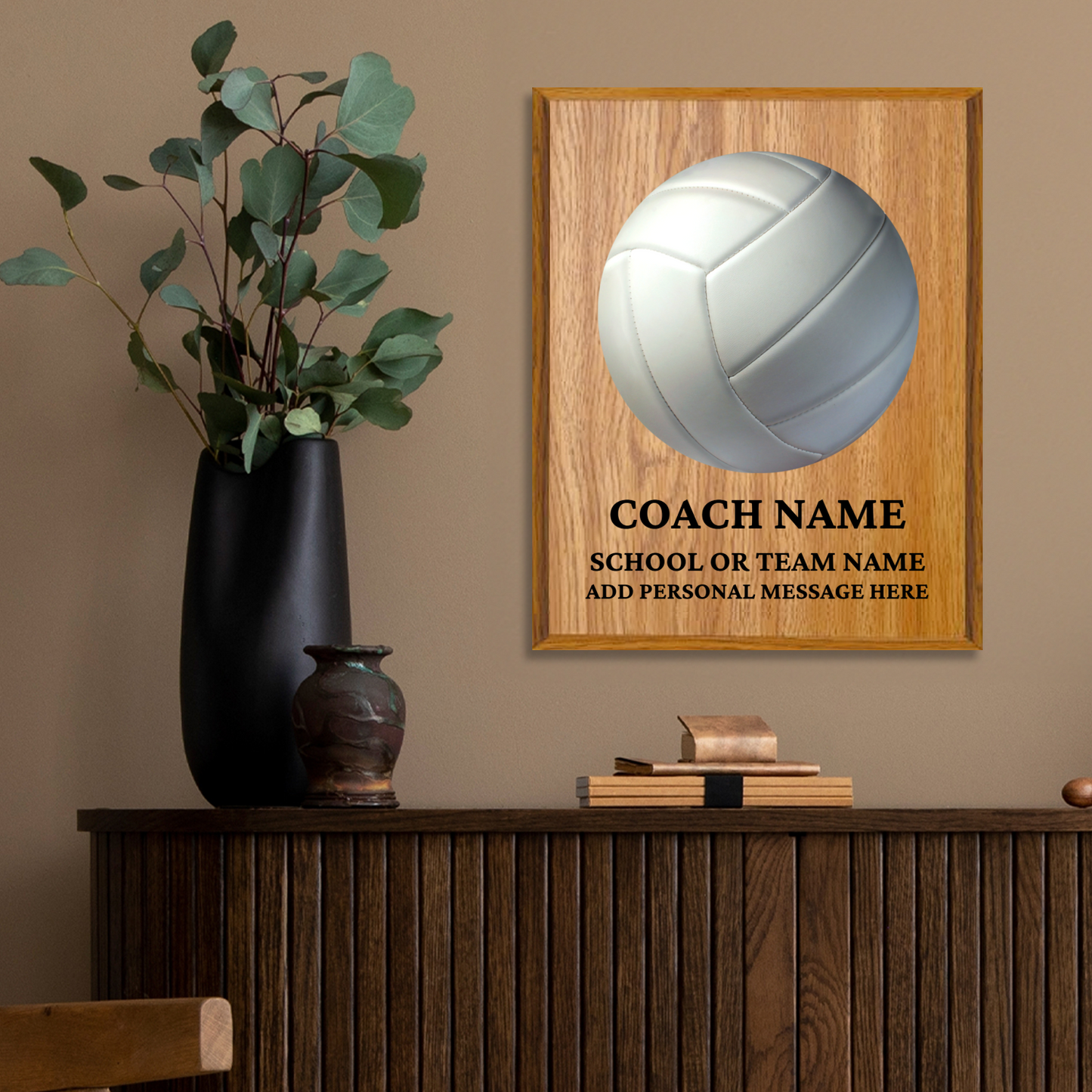 Personalized UV Printed Luxury Award Soccer 2 10.5" x 13"