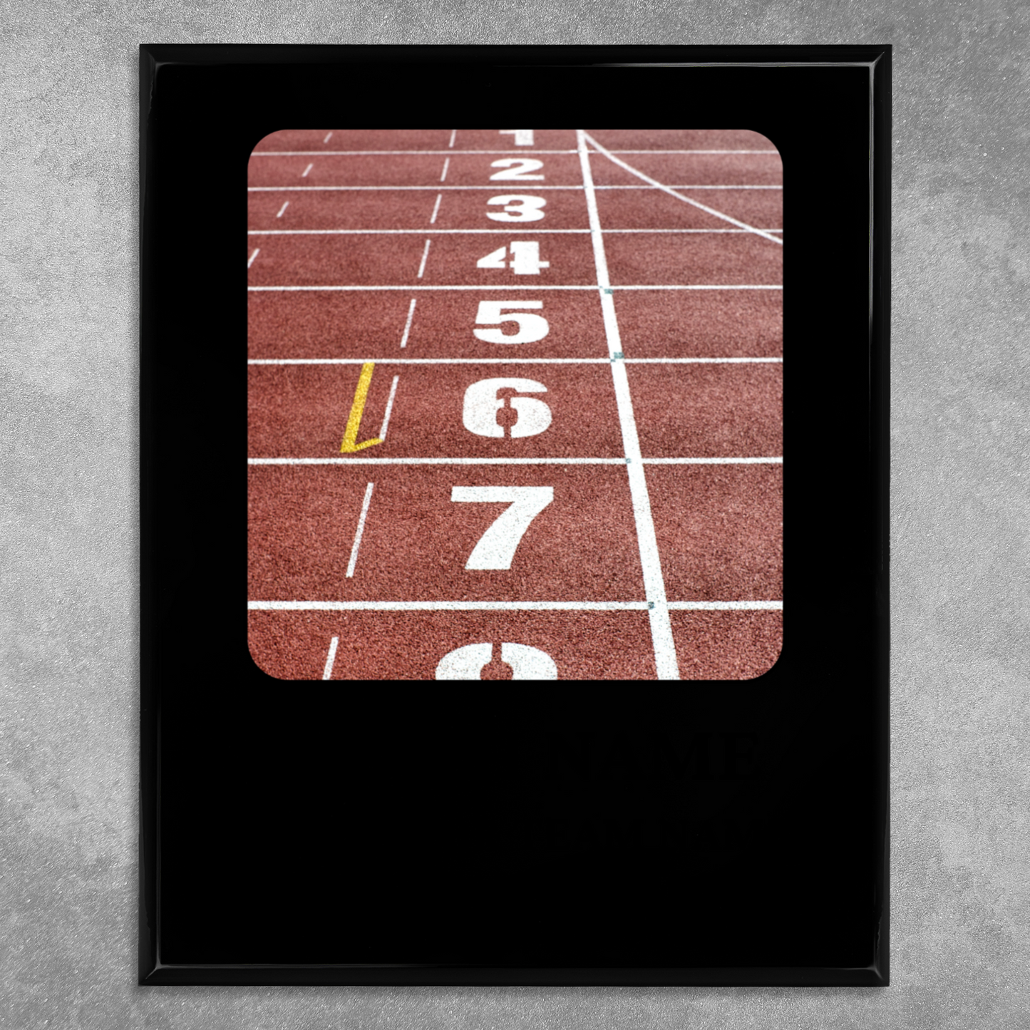 Personalized UV Printed Luxury Award Track and Field 10.5" x 13"
