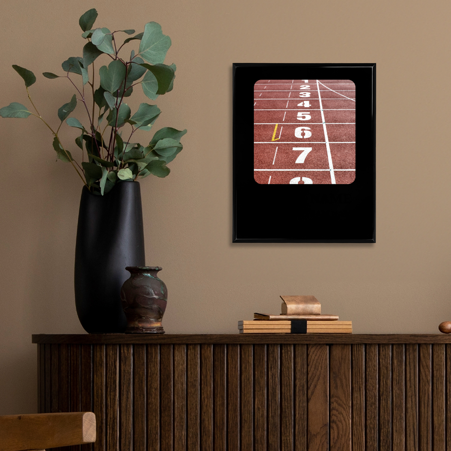 Personalized UV Printed Luxury Award Track and Field 10.5" x 13"