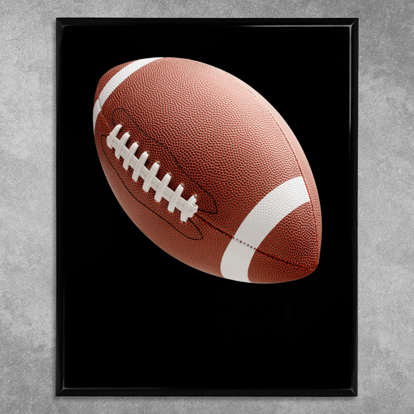 Personalized UV Printed Luxury Award American Football 10.5" x 13"