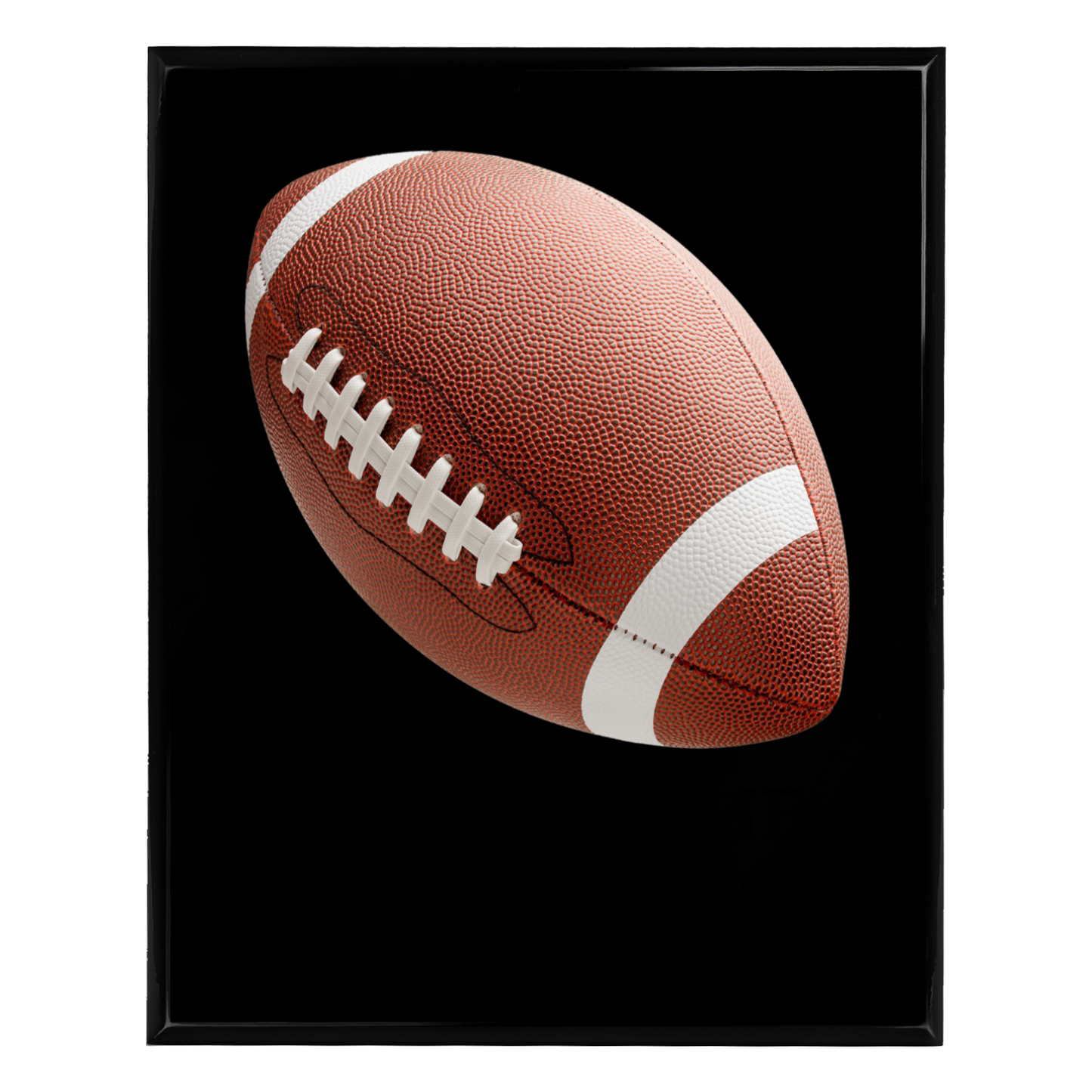 Personalized UV Printed Luxury Award American Football 10.5" x 13"
