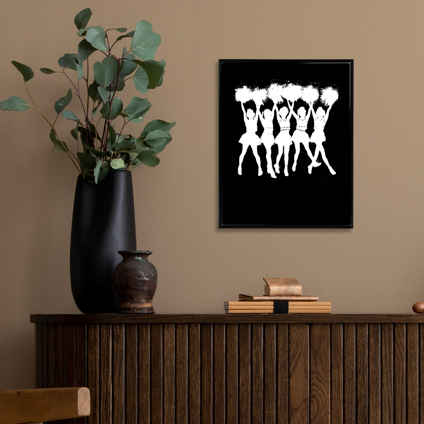 Personalized UV Printed Luxury Award American Cheerleaders 10.5" x 13"