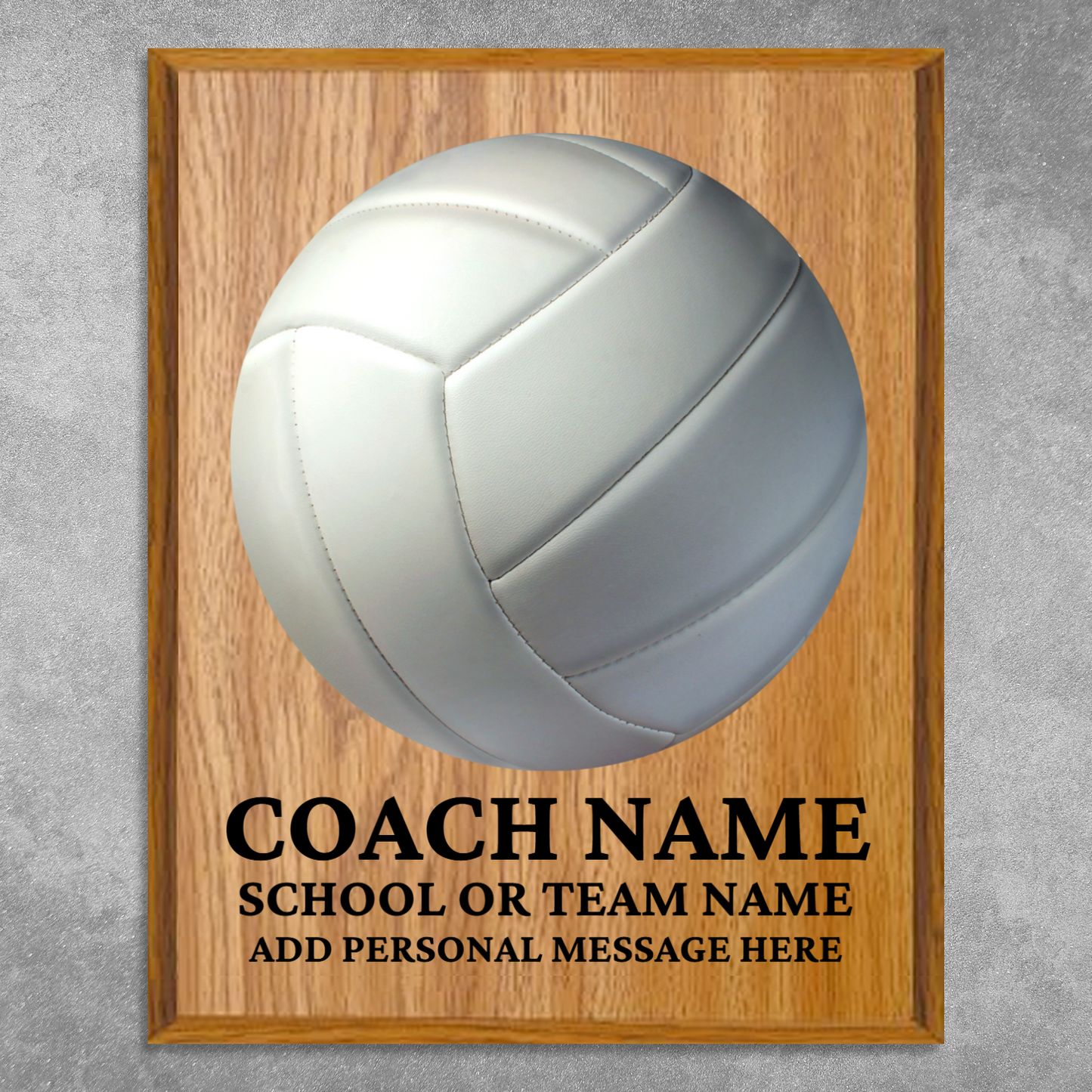 Personalized UV Printed Luxury Award Volleyball 12" x 15"