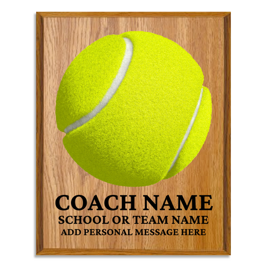 Personalized UV Printed Luxury Award tennis 12" x 15"