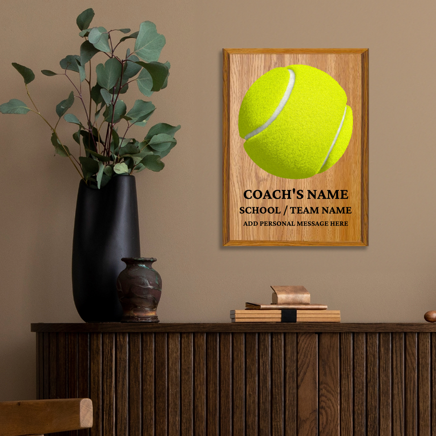 Personalized UV Printed Luxury Award Tennis 9" x 12"