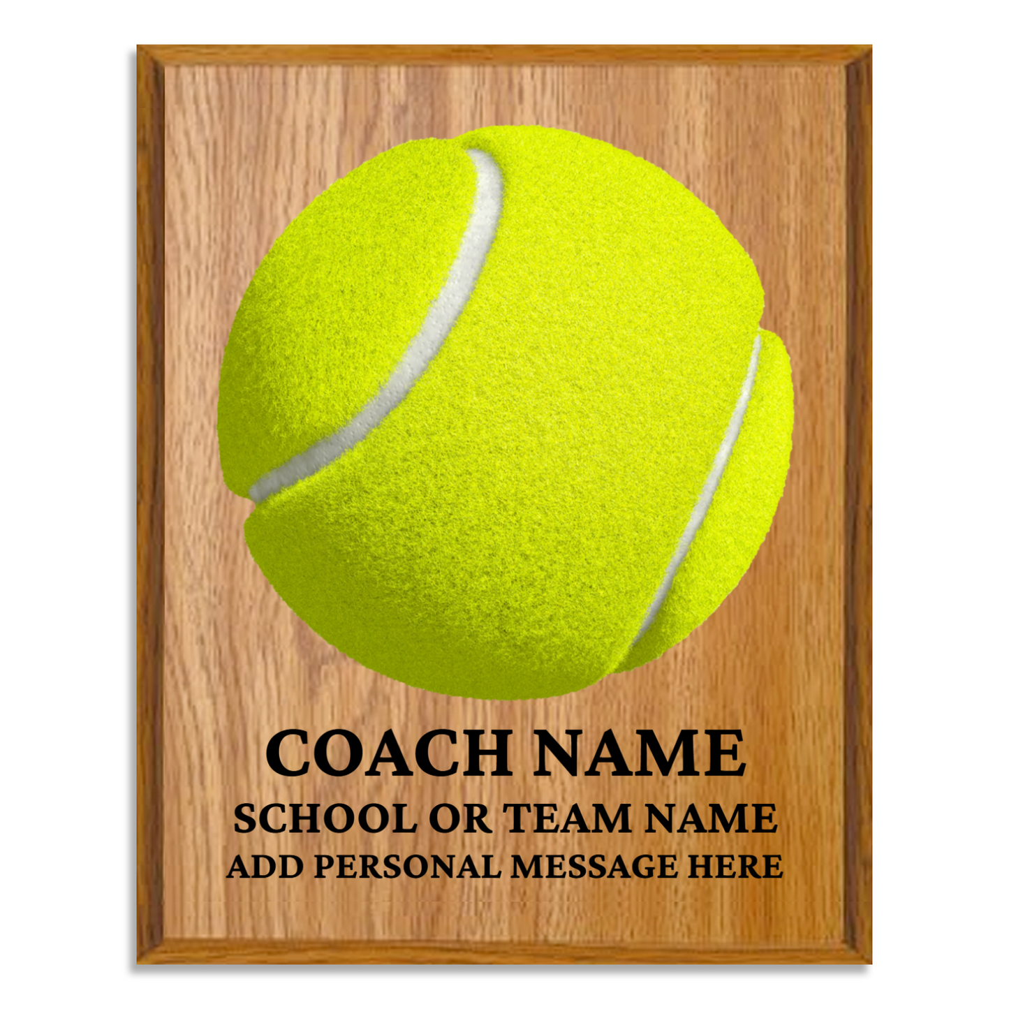 Personalized UV Printed Luxury Award Tennis 10.5" x 13"