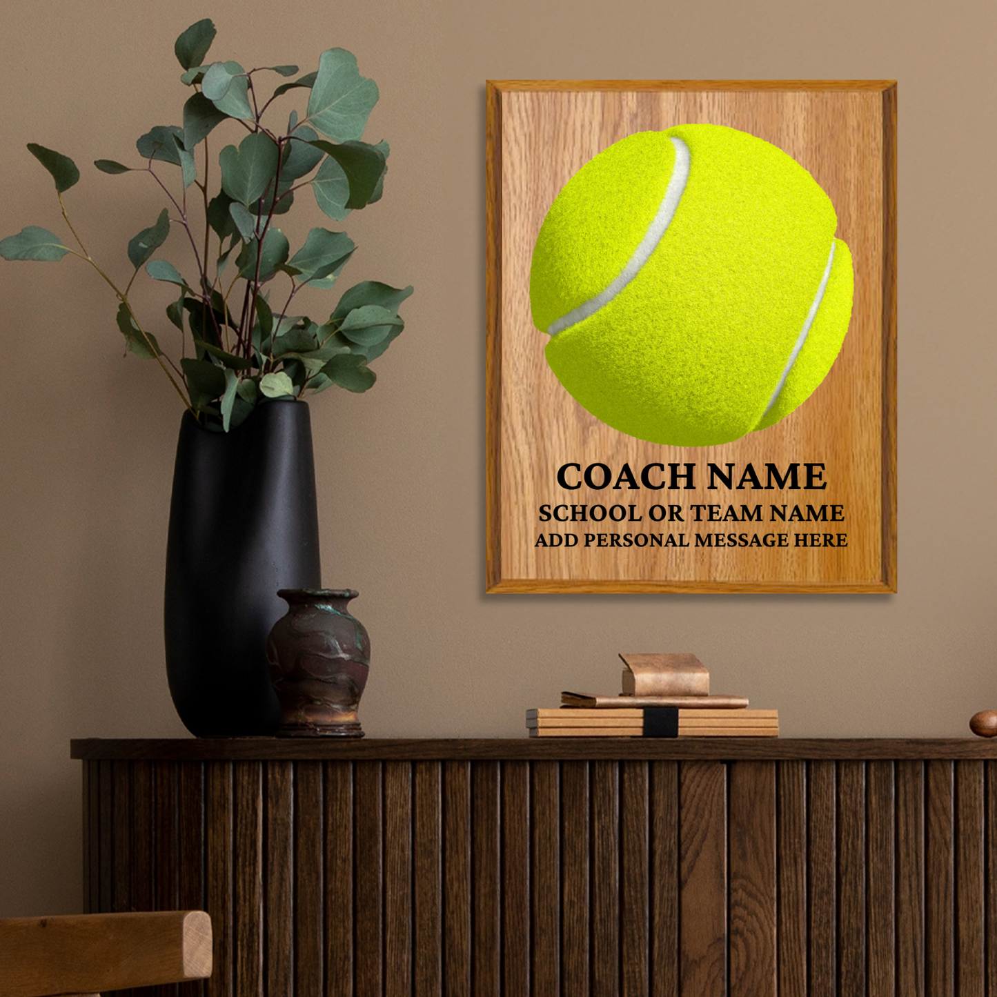 Personalized UV Printed Luxury Award Tennis 10.5" x 13"
