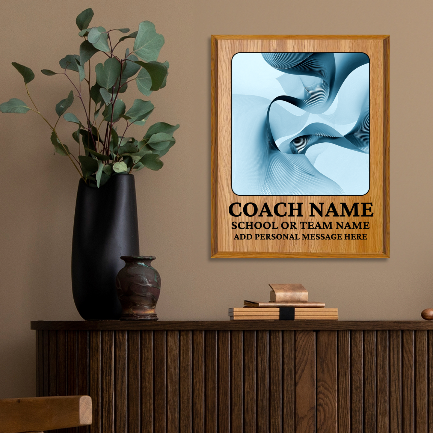 Personalized UV Printed Luxury Award Math 1 12" x 15"