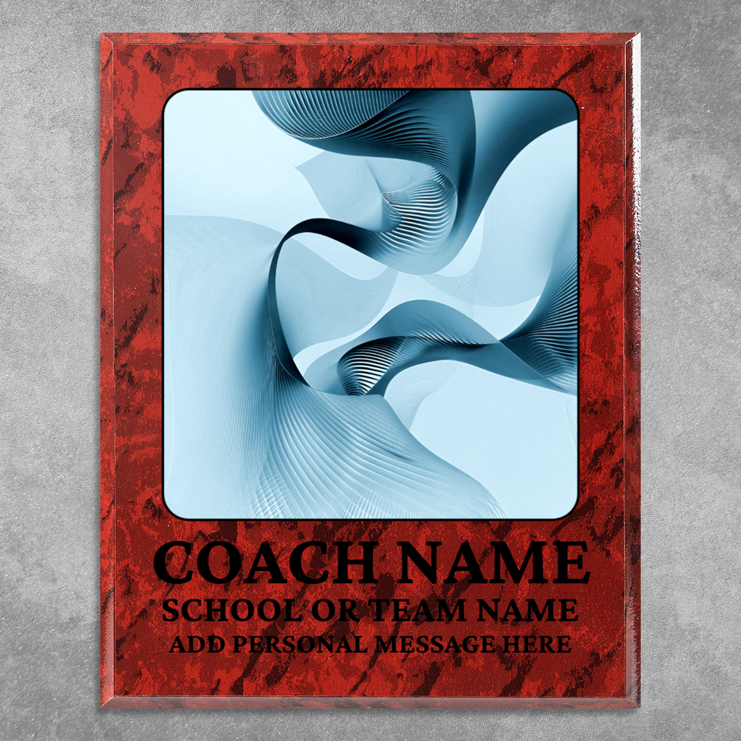 Personalized UV Printed Luxury Award Math 1 12" x 15"