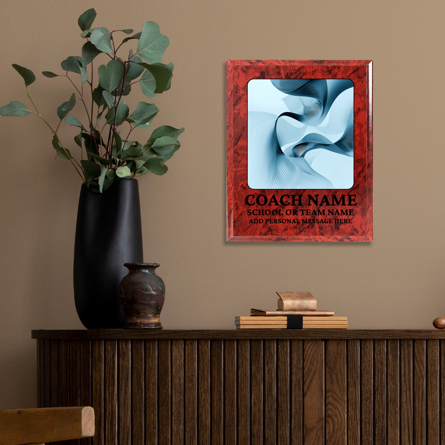Personalized UV Printed Luxury Award Math 1 12" x 15"