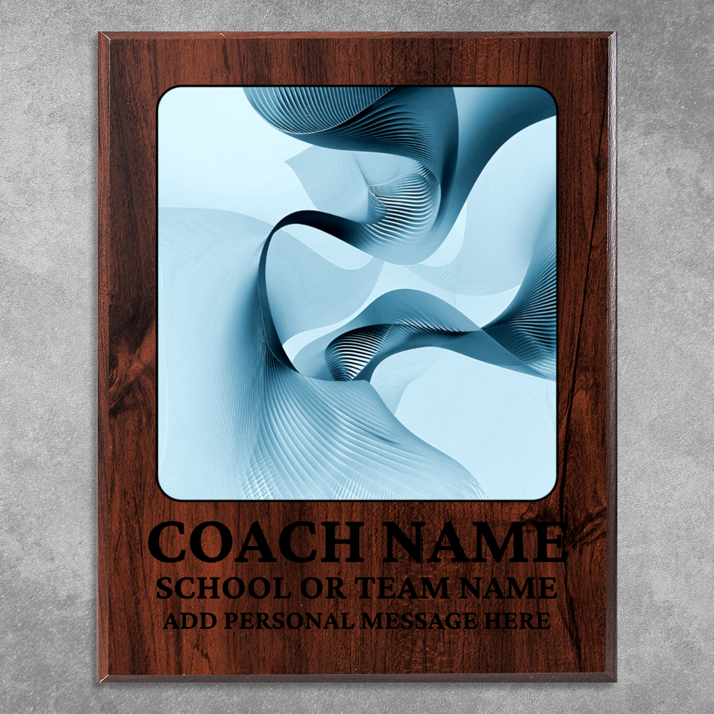 Personalized UV Printed Luxury Award Math 1 12" x 15"