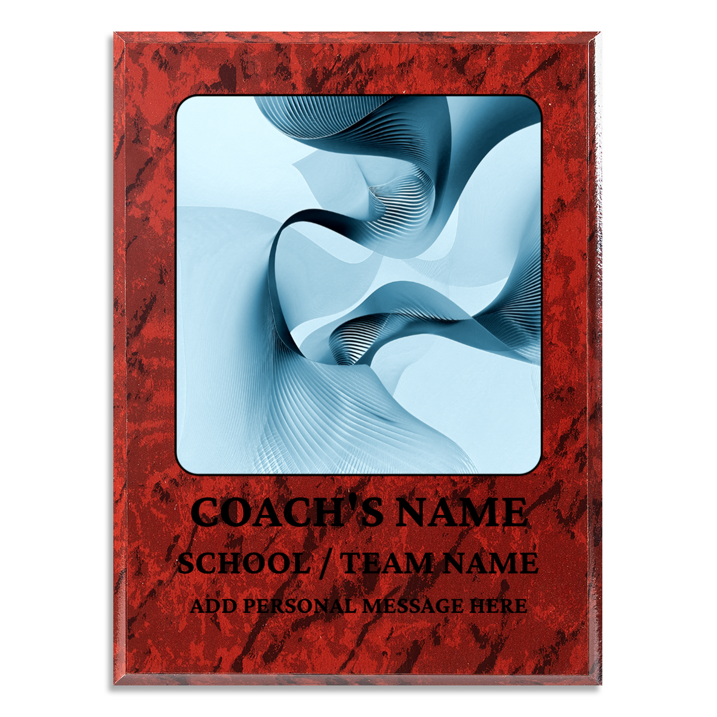 Personalized UV Printed Luxury Award Math 1  9" x 12"