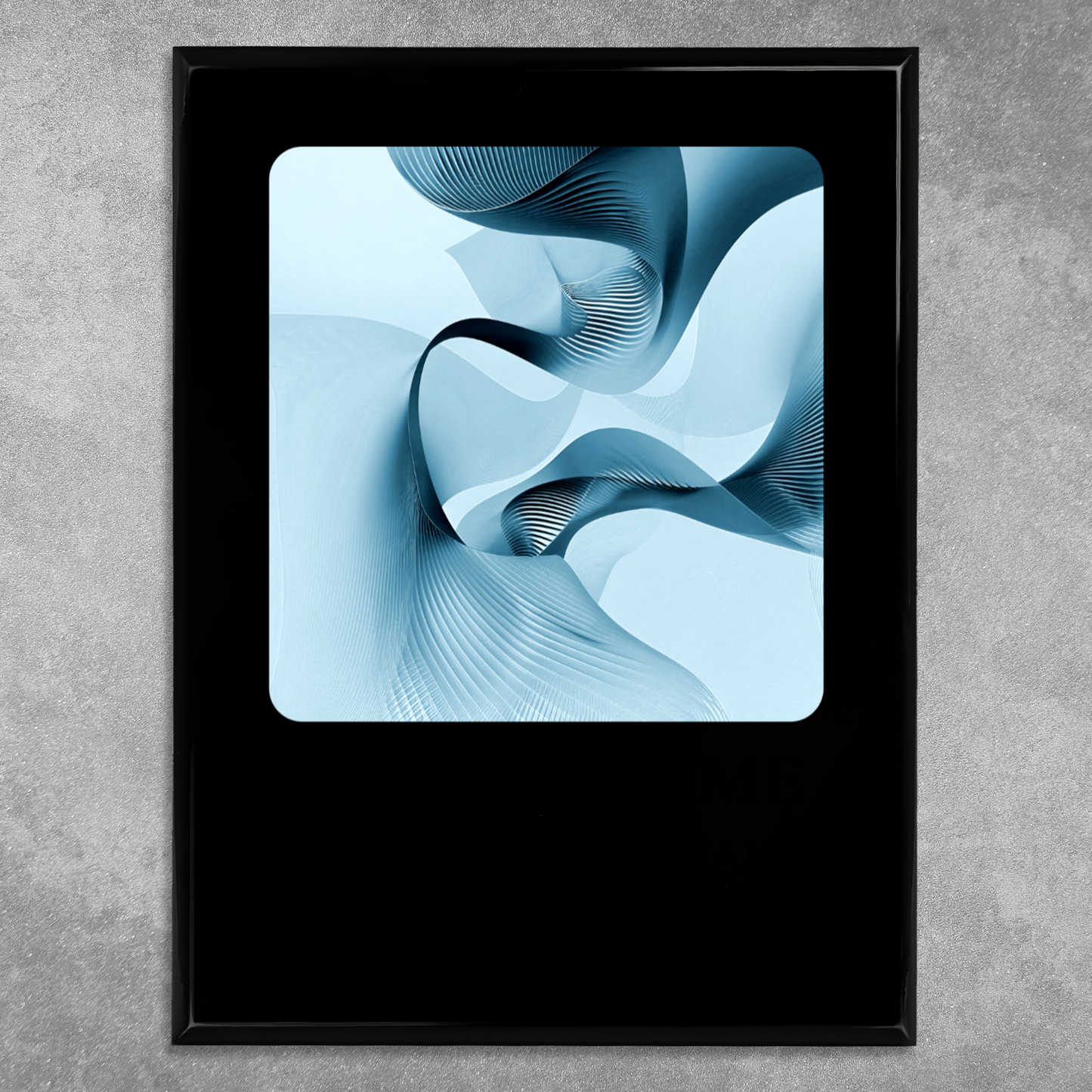 Personalized UV Printed Luxury Award Math 1  9" x 12"
