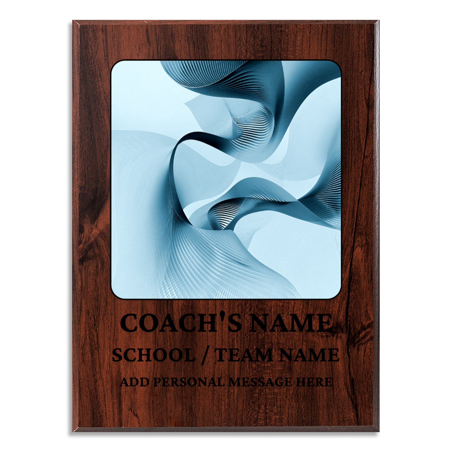 Personalized UV Printed Luxury Award Math 1  9" x 12"