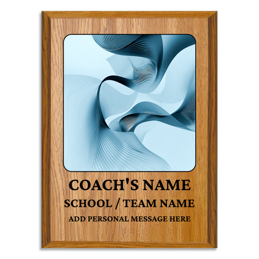 Personalized UV Printed Luxury Award Math 1  9" x 12"