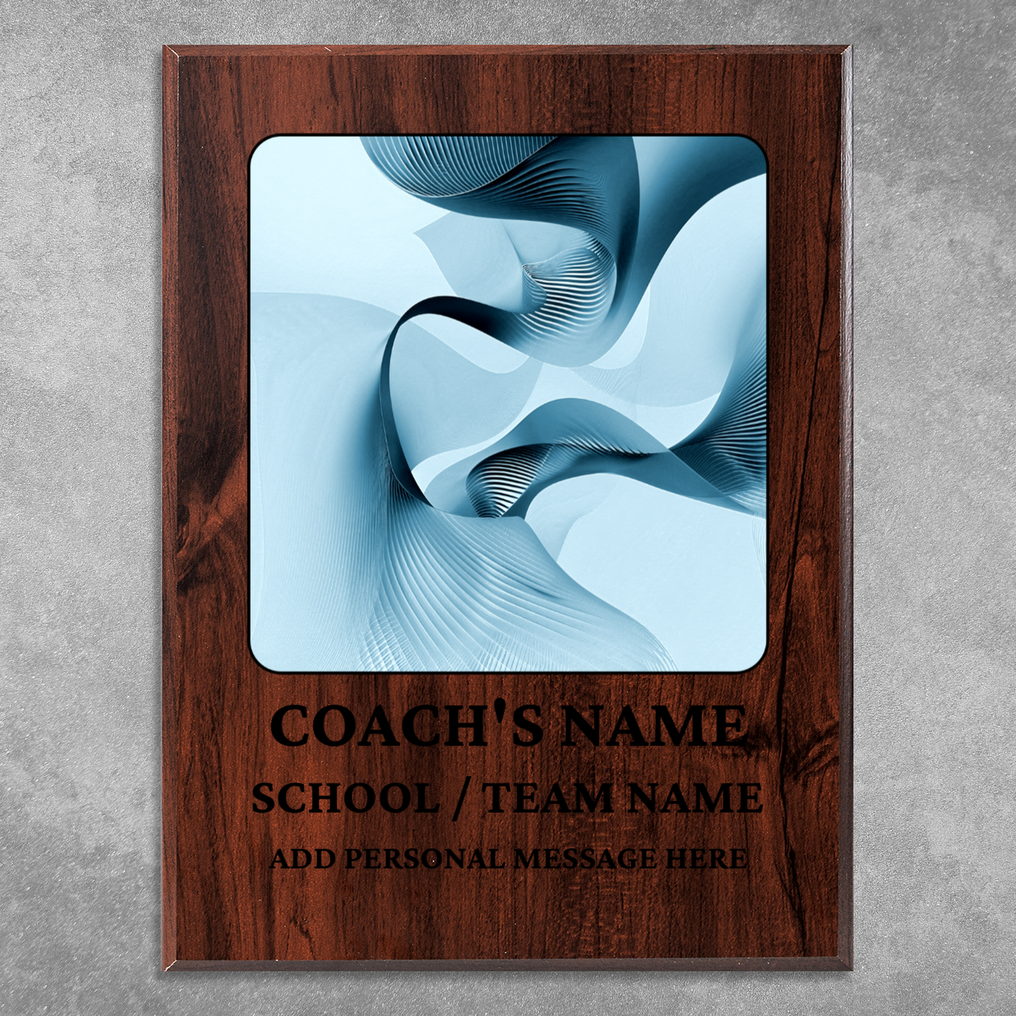 Personalized UV Printed Luxury Award Math 1  9" x 12"