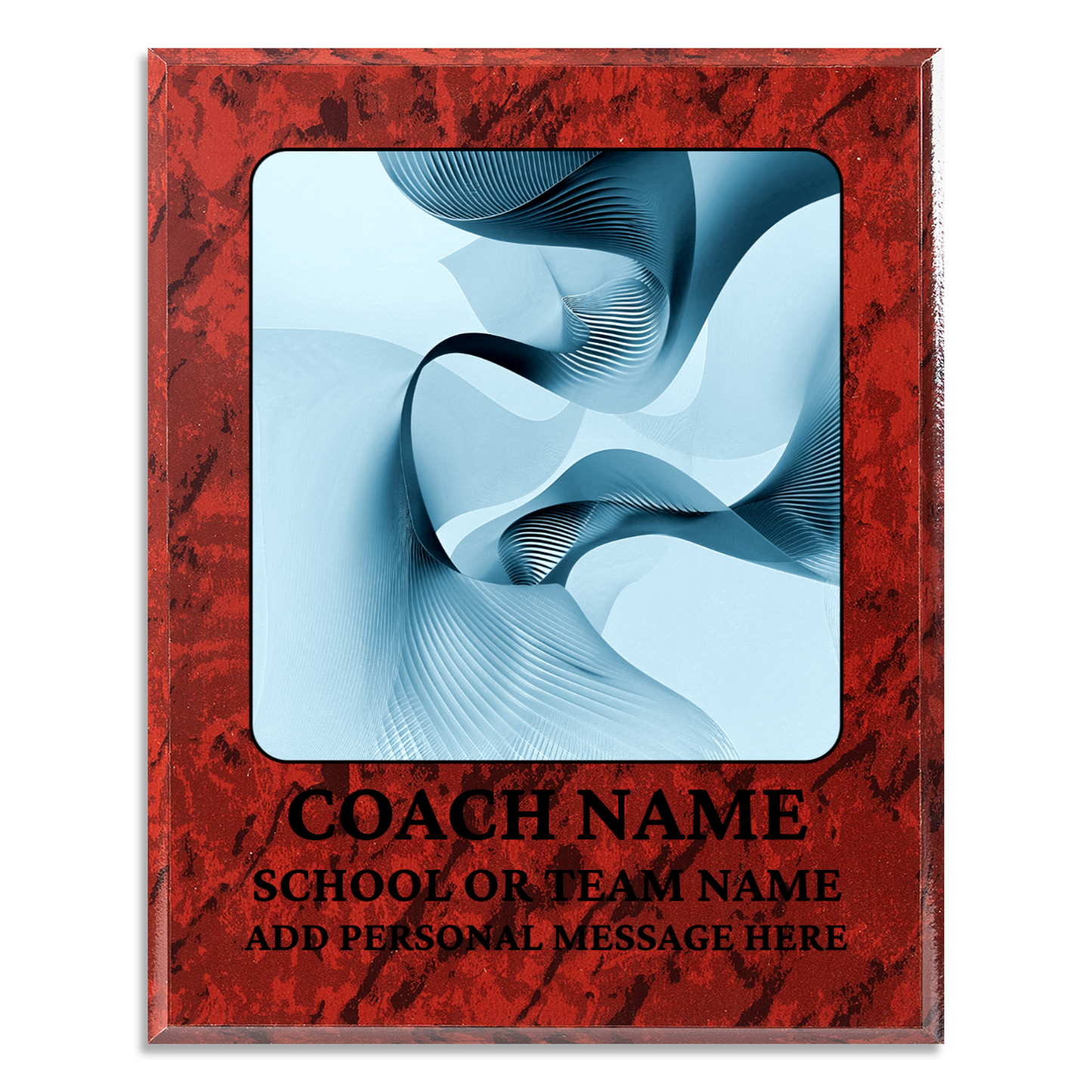Personalized UV Printed Luxury Award Math 1 10.5" x 13"