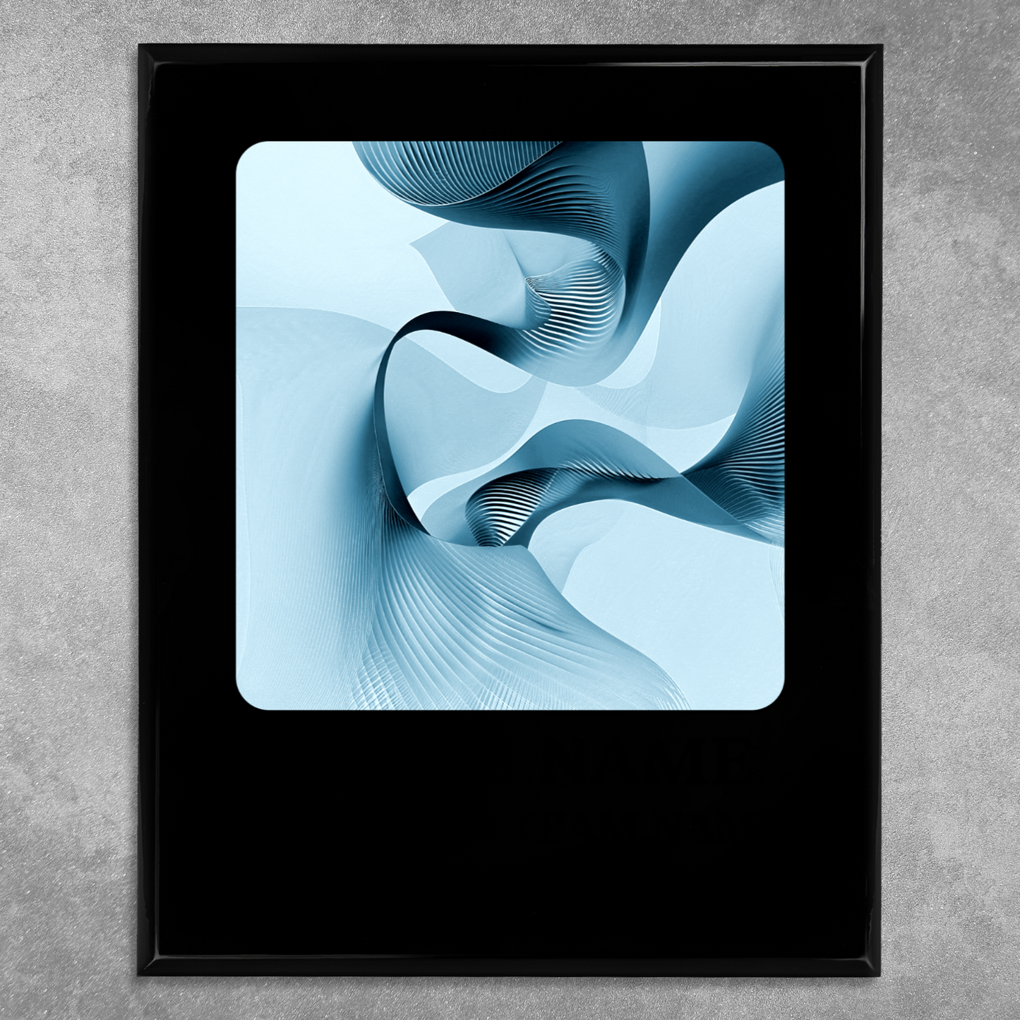 Personalized UV Printed Luxury Award Math 1 10.5" x 13"
