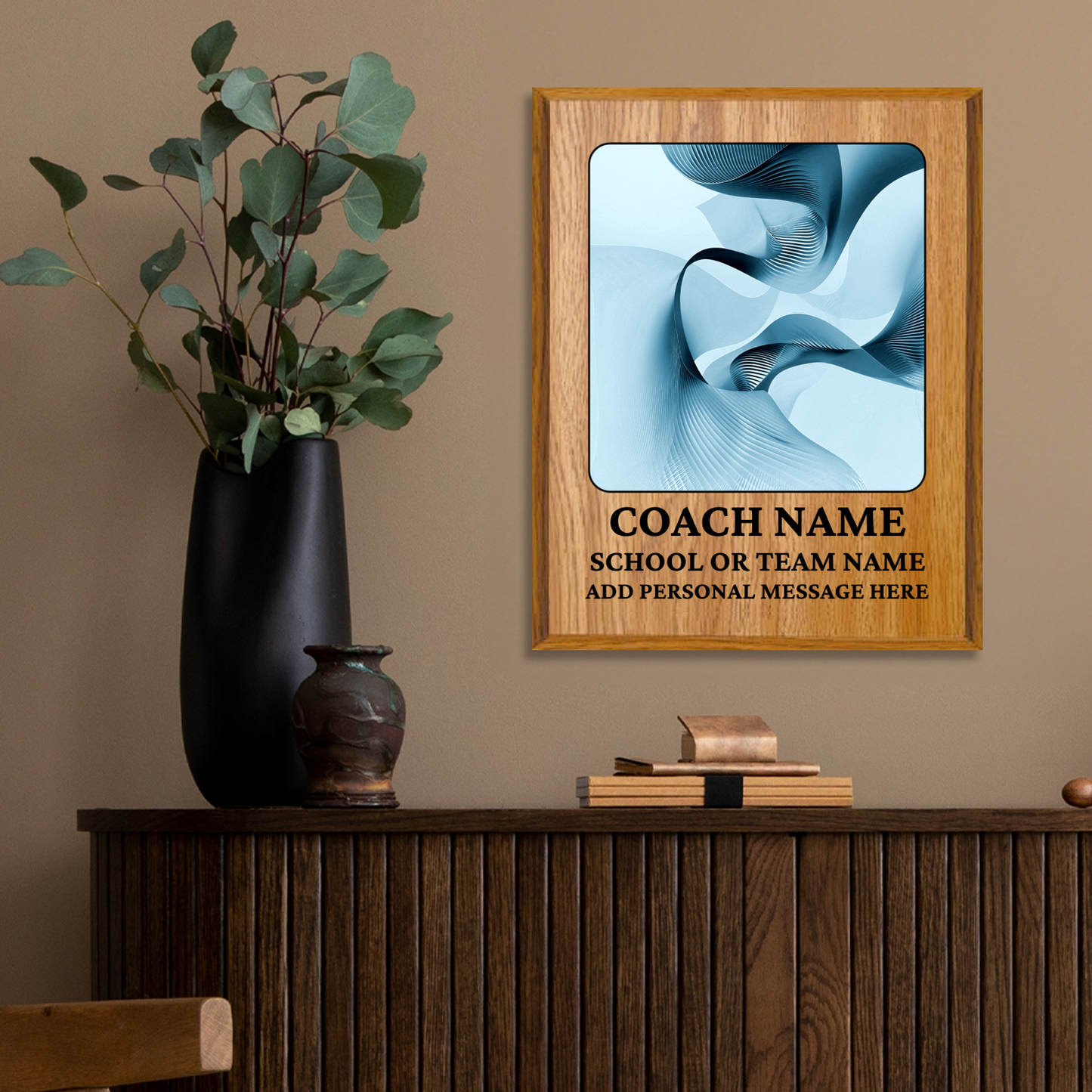 Personalized UV Printed Luxury Award Math 1 10.5" x 13"
