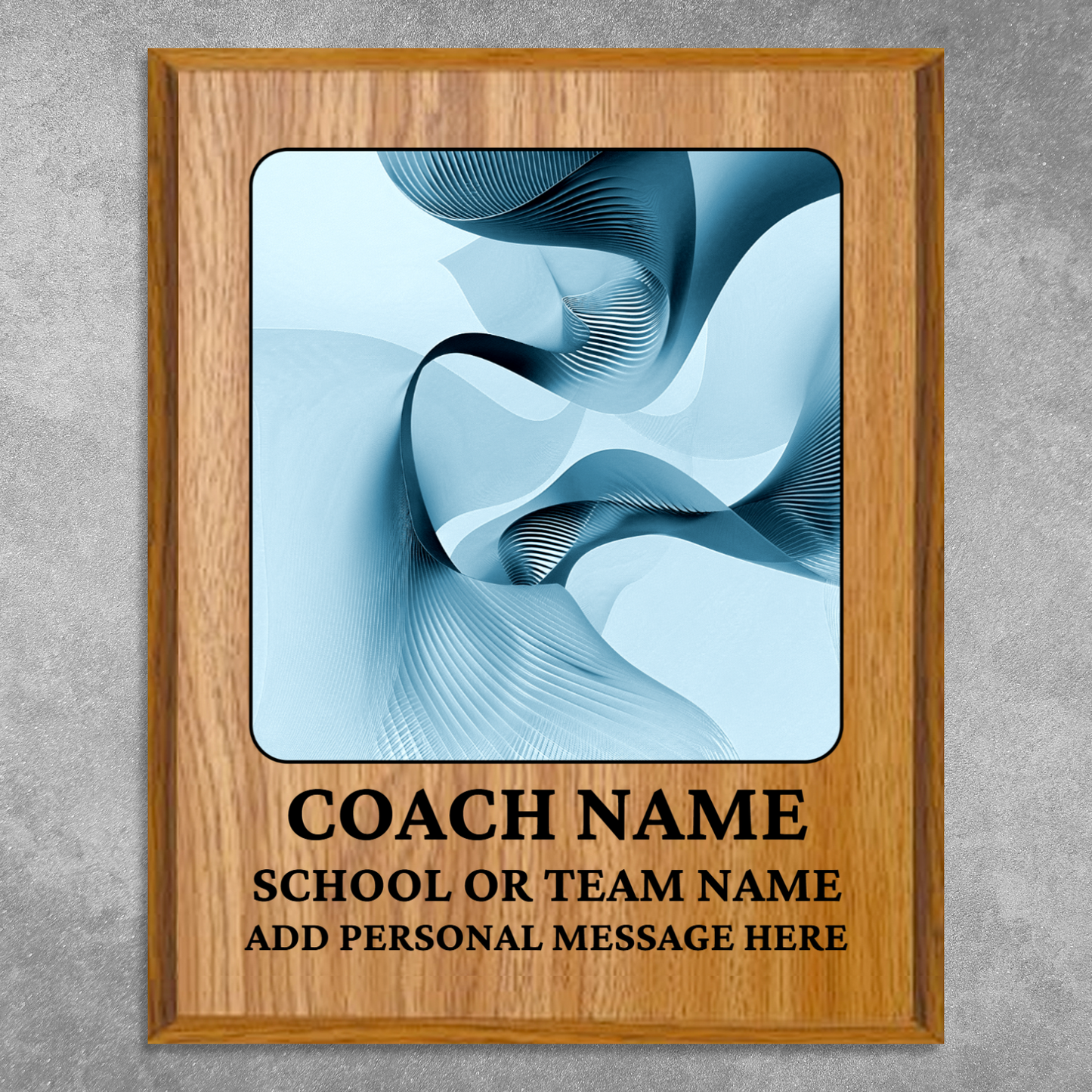 Personalized UV Printed Luxury Award Math 1 10.5" x 13"