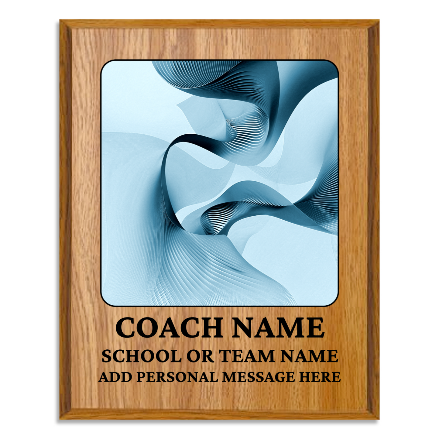 Personalized UV Printed Luxury Award Math 1 10.5" x 13"